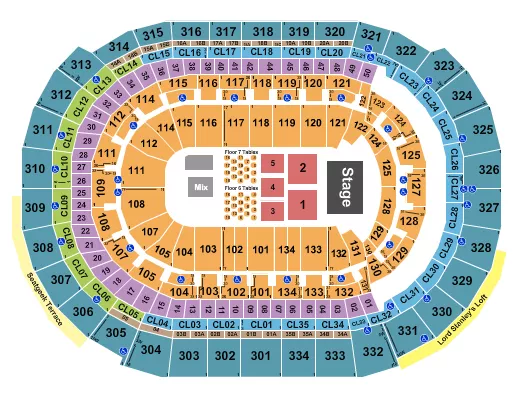 seating chart for Amerant Bank Arena - Janet Jackson - eventticketscenter.com