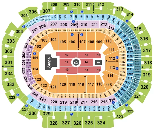 seating chart for American Airlines Center - Melanie Martinez - eventticketscenter.com