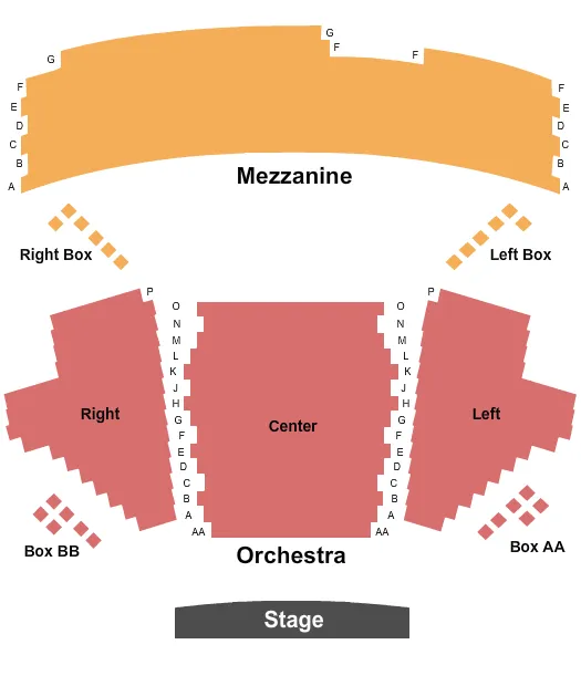 seating chart for Todd Haimes Theatre - Endstage - eventticketscenter.com