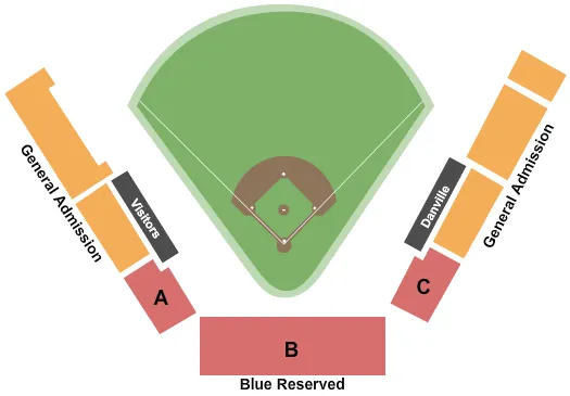 seating chart for American Legion Field - VA - Baseball - eventticketscenter.com