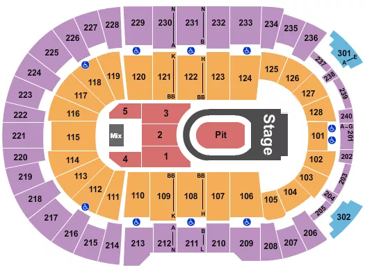 seating chart for Amica Mutual Pavilion - Kane Brown - eventticketscenter.com