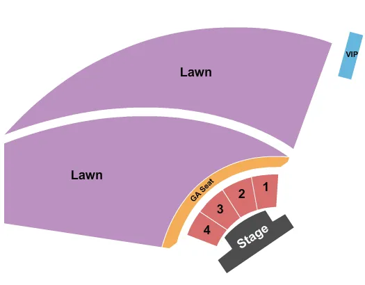 seating chart for Amphitheater at Las Colonias Park - Foreigner - eventticketscenter.com