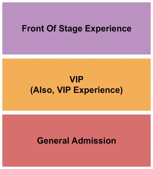 seating chart for Amphitheater At Quarry Park - GA/VIP/Front Stage - eventticketscenter.com