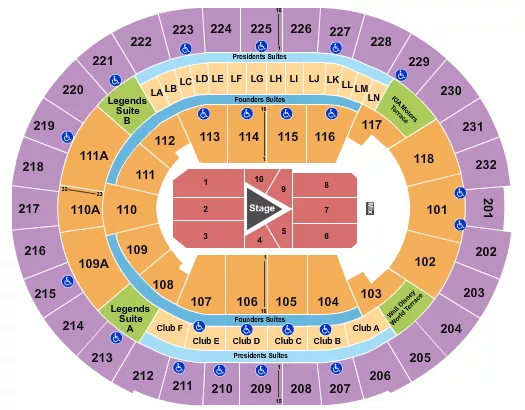seating chart for Kia Center - CenterStage - eventticketscenter.com