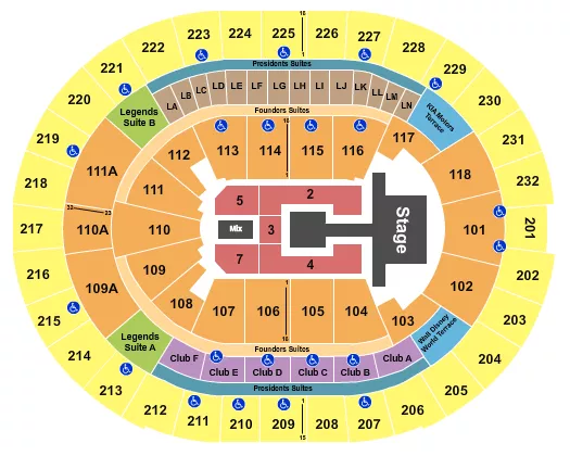 seating chart for Kia Center - Young Miko - eventticketscenter.com