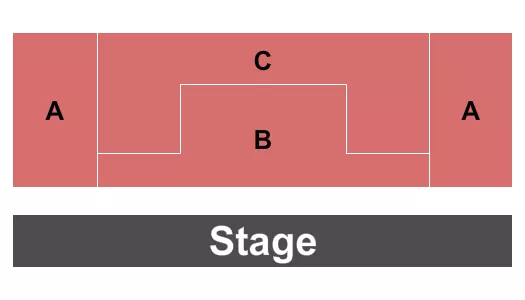 The Jazz Room Seating Chart at Analog at Hutton Hotel. The chart shows the main floor/stage with seating options surrounding it, which are color coded
