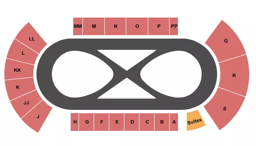 seating chart for Anderson Speedway - Racing - eventticketscenter.com