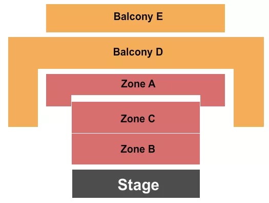 seating chart for Anderson Theater At Cincinnati Memorial Hall - Candlelight - eventticketscenter.com