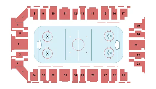 Hockey Seating Map