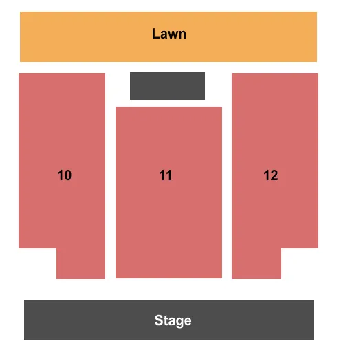 seating chart for Annette Strauss Square - End Stage 2 - eventticketscenter.com