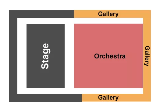 seating chart for Annex Theatre - Vancouver - End Stage - eventticketscenter.com