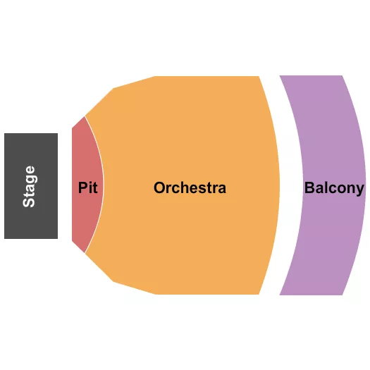 seating chart for Aratani Theatre - End Stage - eventticketscenter.com