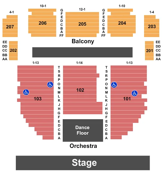 Arcada Theatre Tickets & Seating Chart ETC