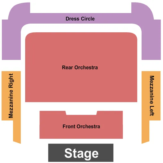 seating chart for Arcadia Performing Arts Center - End Stage - eventticketscenter.com