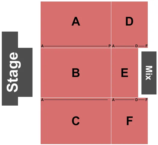 seating chart for Aria Ballroom At MGM Springfield - Endstage 2 - eventticketscenter.com