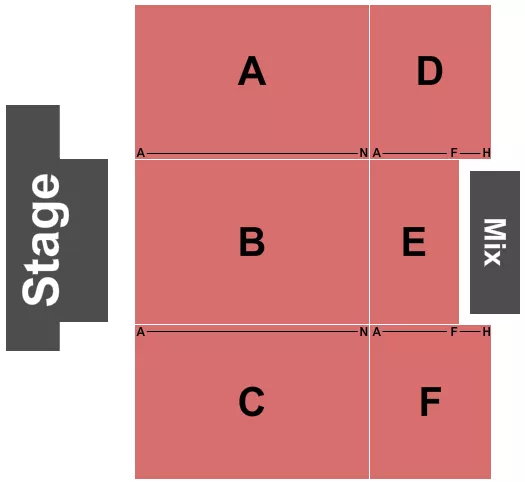 seating chart for Aria Ballroom At MGM Springfield - Endstage - eventticketscenter.com