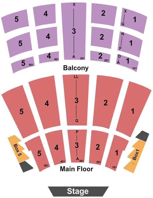seating chart for Arie Crown Theater - Endstage 3 - eventticketscenter.com