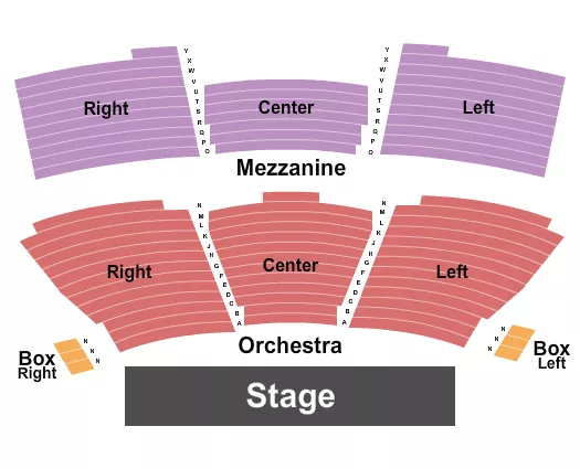 seating chart for Arts Council of South Wood County - Endstage - eventticketscenter.com