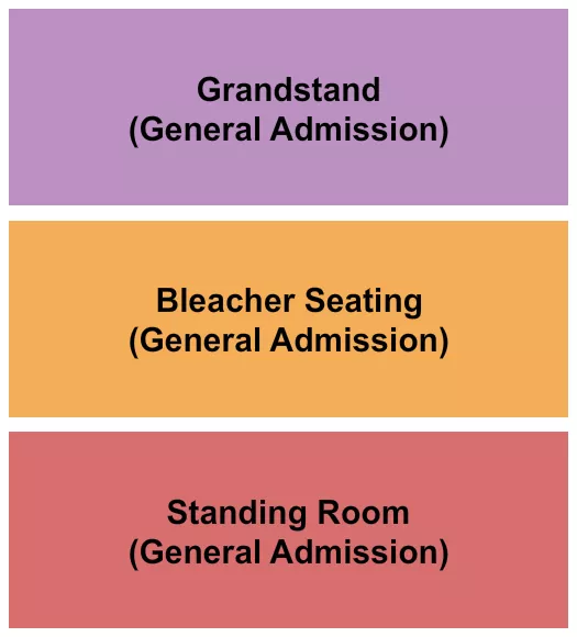 seating chart for Ashland County Fairgrounds - Grandstand/Bleacher/SRO - eventticketscenter.com
