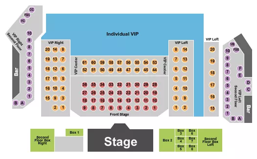 seating chart for Atlanta Coliseum - Eduardo Costa - eventticketscenter.com