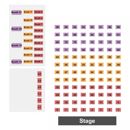 seating chart for Atlanta Eagles Arena - Endstage - eventticketscenter.com