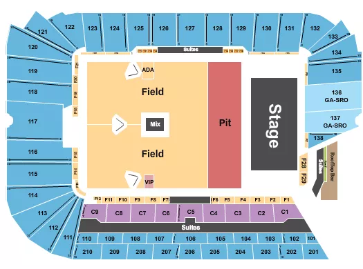 seating chart for Audi Field - Rufus Du Sol - eventticketscenter.com