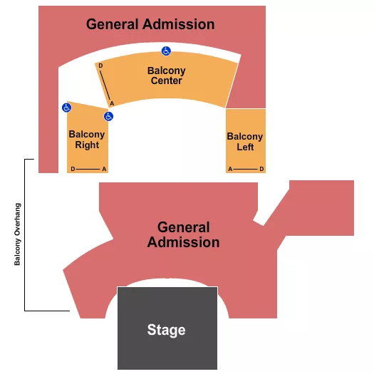 seating chart for Aura - ME - GA Floor/GA & RSV Balc - eventticketscenter.com