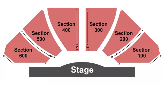 seating chart for Autumn Ridge Church - End Stage - eventticketscenter.com