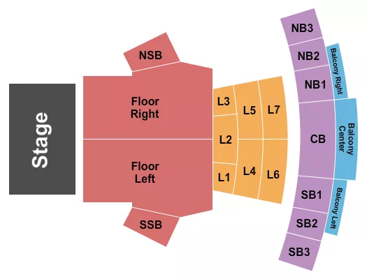seating chart for Avalon - Hollywood - Endstage 3 - eventticketscenter.com