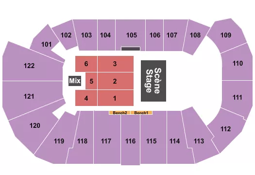 seating chart for Avenir Centre - Our Lady Peace - eventticketscenter.com