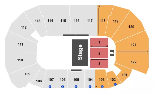 seating chart for Avenir Centre - Quarter House RSV - eventticketscenter.com