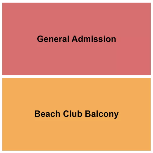 seating chart for Avila Beach Resort - GA/Balcony - eventticketscenter.com