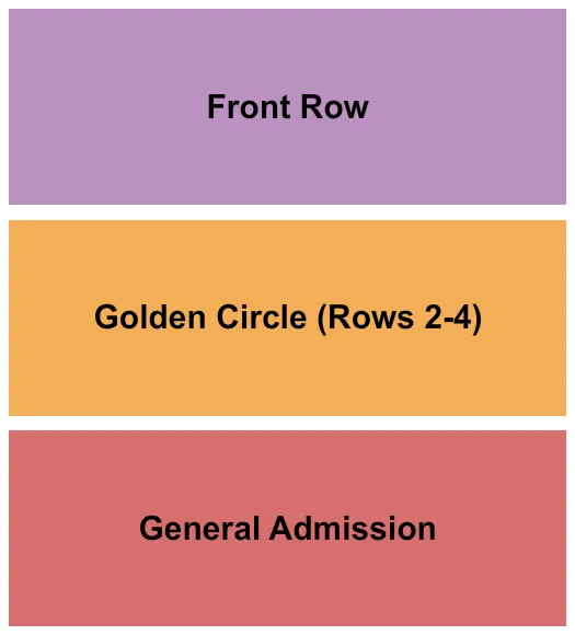 seating chart for Avondale Music Hall - Front/GC/GA - eventticketscenter.com