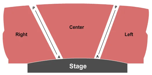 seating chart for Axelrod Performing Arts Center - Endstage - eventticketscenter.com
