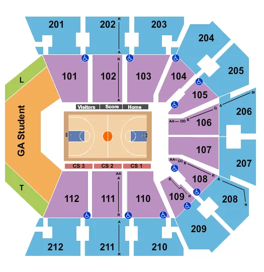 Truist Arena Tickets Seating Chart