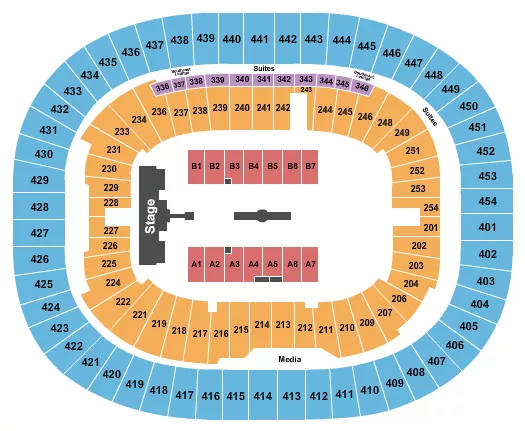 seating chart for BC Place Stadium - Invictus Games - eventticketscenter.com