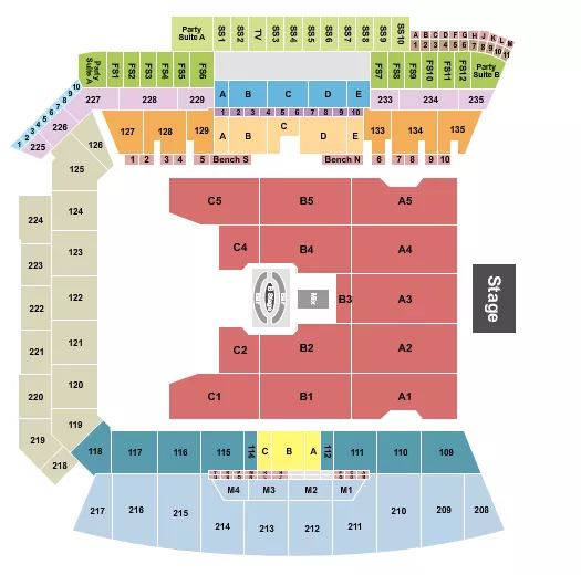 seating chart for BMO Stadium - Carin Leon - eventticketscenter.com