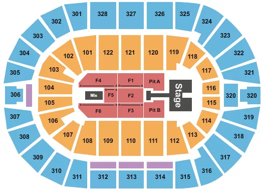 seating chart for BOK Center - Kelsea Ballerini - eventticketscenter.com