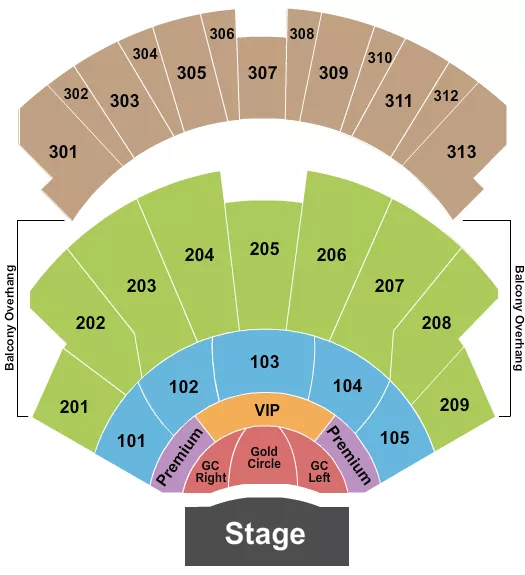 seating chart for Bakkt Theater At Planet Hollywood - Junior H - eventticketscenter.com