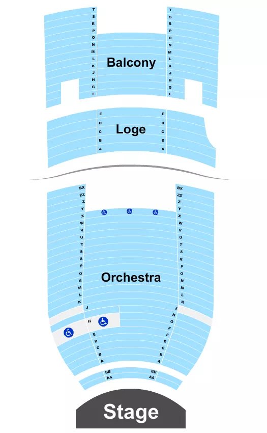 seating chart for Balboa Theater - San Francisco - Endstage - eventticketscenter.com