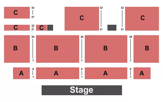 seating chart for Bally's Casino - Atlantic City - End Stage 2 - eventticketscenter.com