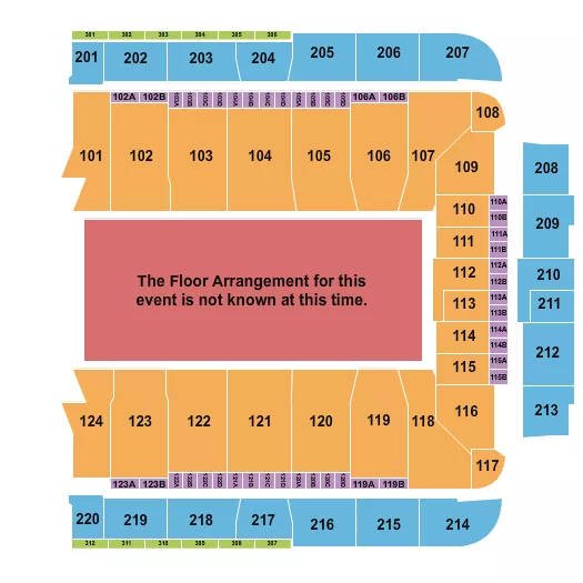 seating chart for CFG Bank Arena - Generic Floor - eventticketscenter.com