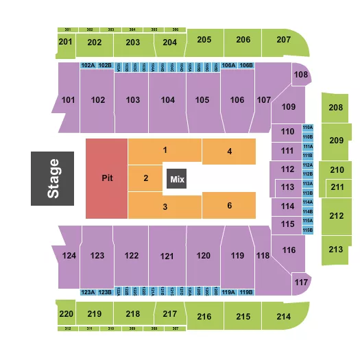 seating chart for CFG Bank Arena - Slipknot - eventticketscenter.com