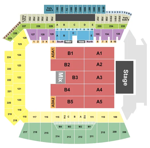 seating chart for BMO Stadium - Marco Antonio Solis - eventticketscenter.com