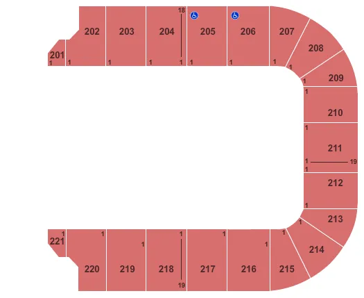 seating chart for Cadence Bank Arena - MonsterJam - eventticketscenter.com