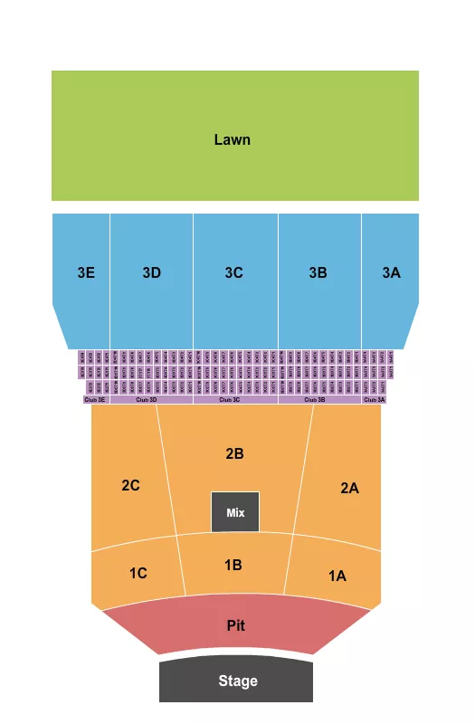 seating chart for Bank of New Hampshire Pavilion - Endstage Pit - eventticketscenter.com