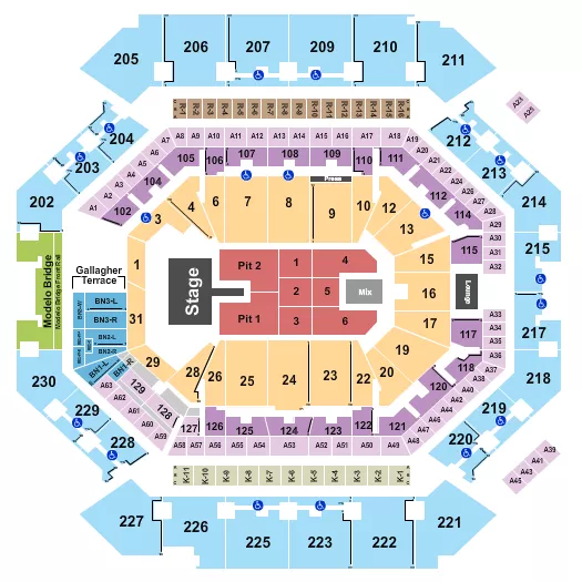 seating chart for Barclays Center - Brent Faiyaz - eventticketscenter.com