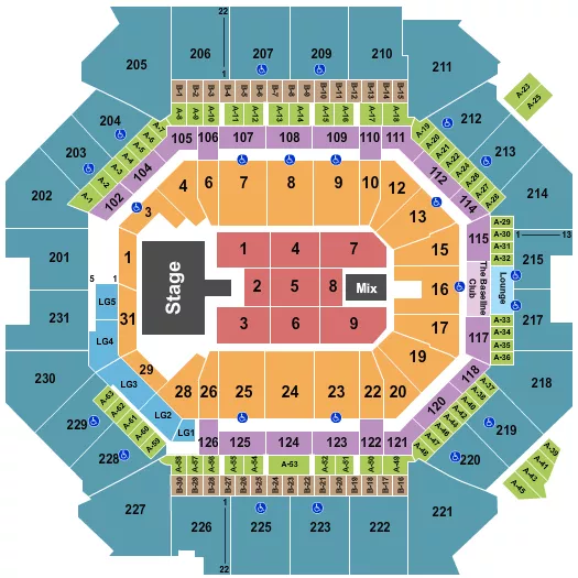 seating chart for Barclays Center - Don Omar - eventticketscenter.com
