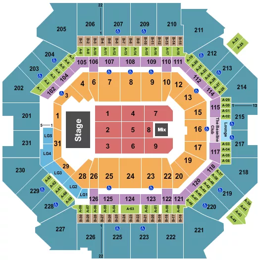 seating chart for Barclays Center - New Order - eventticketscenter.com