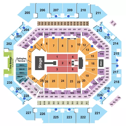 seating chart for Barclays Center - Summer Walker - eventticketscenter.com